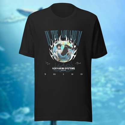 Aquarium Systems Graphic T-Shirt – Y2K Streetwear Indie Pop Tee